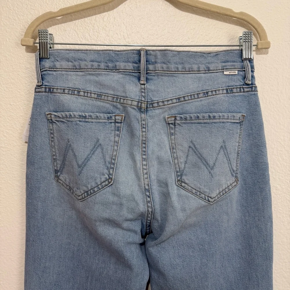 NWT MOTHER The Doozy High-Rise Flare Jeans Women's 29 Blue Let's Get It Together - Picture 9 of 16